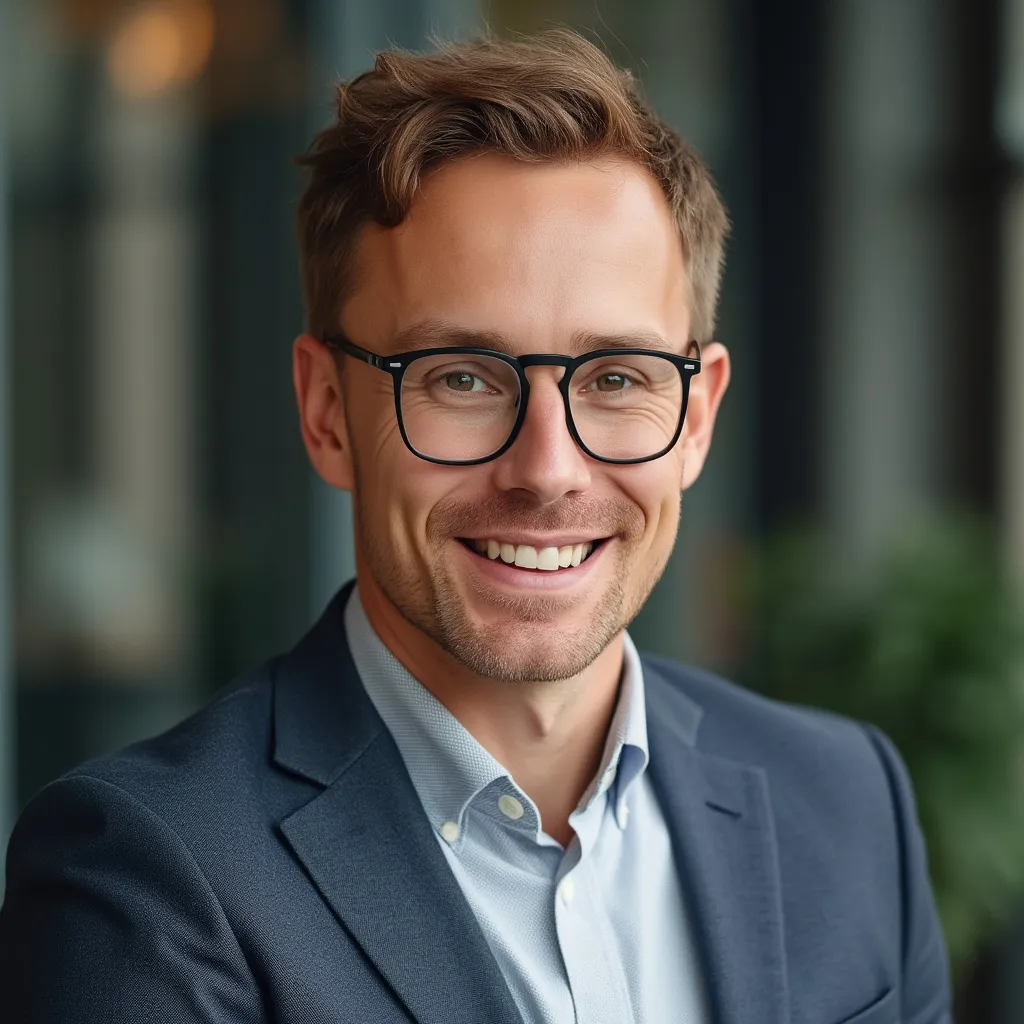 Portrait professionnel de Marc Leblanc, coach de carrière