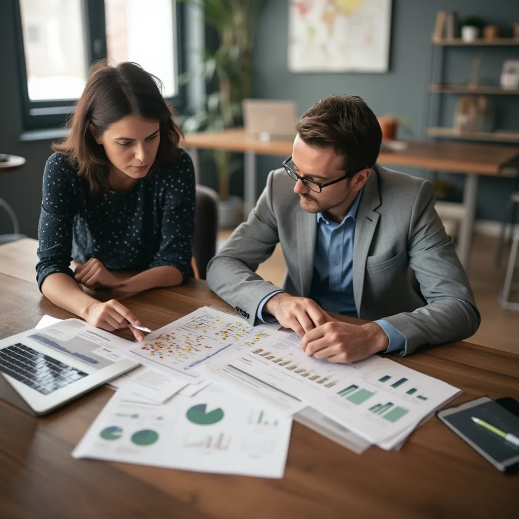Coaching de carrière avec documents et planification